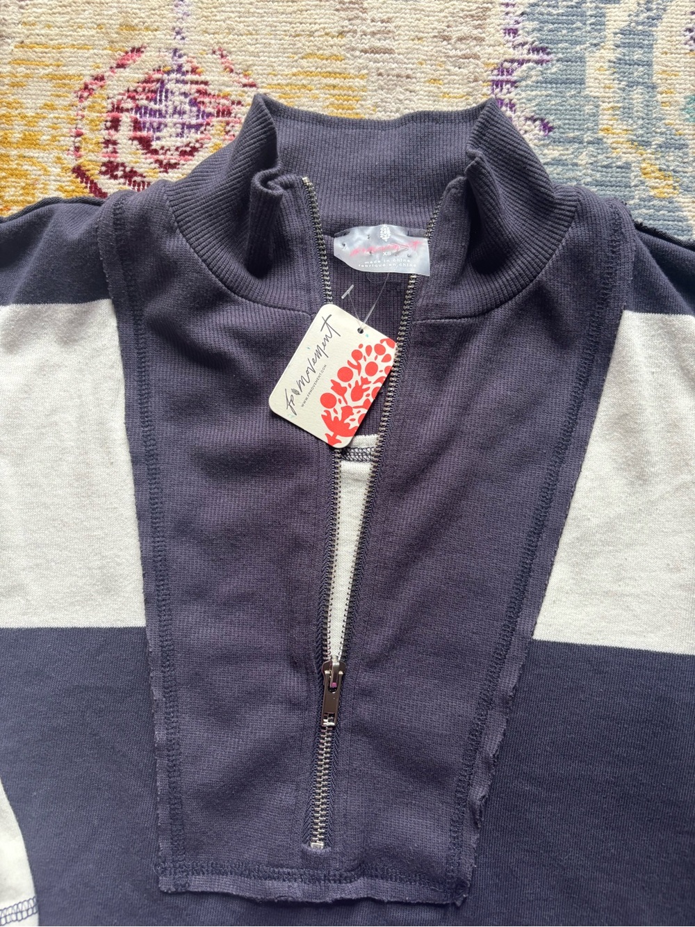 Free People Retro Rugby 2-Piece Set - Picture 9 of 12
